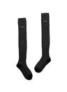 AS"ON RIBBED KNEE SOCKS / BLACK