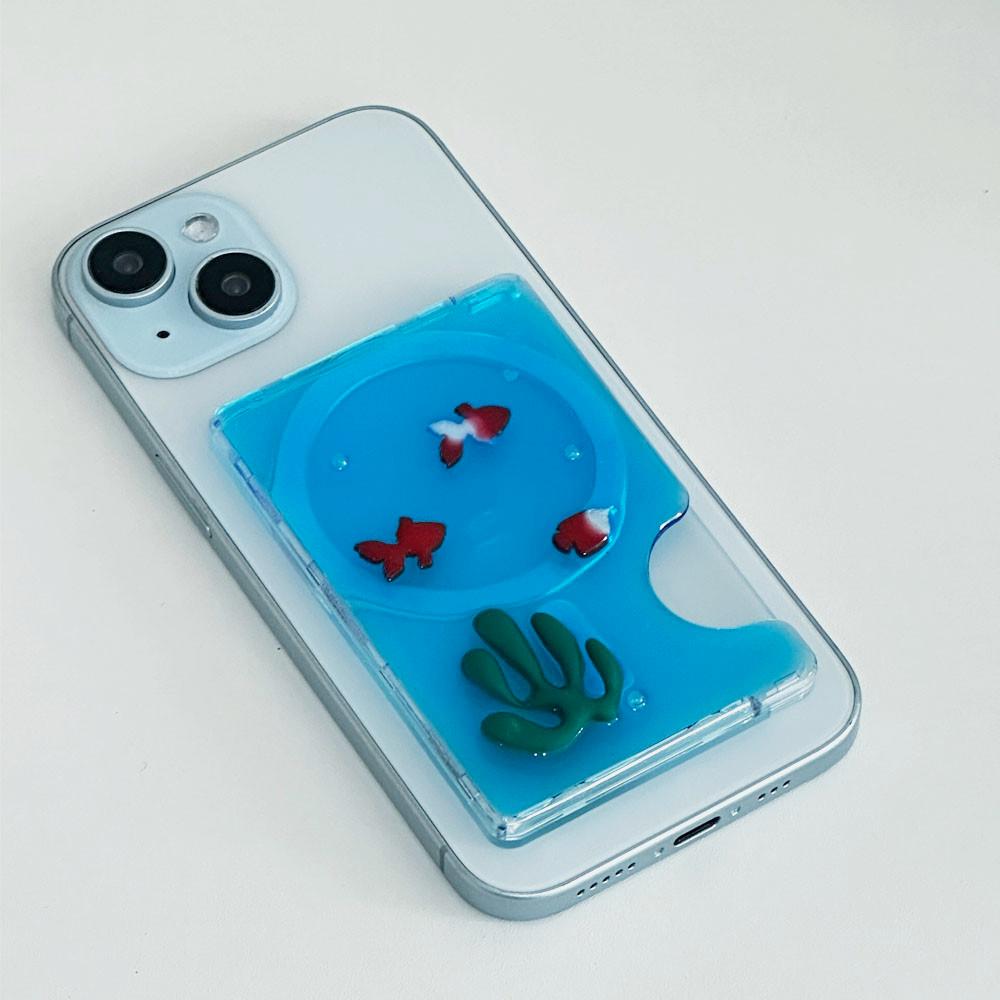 [만물생] 연못 맥세이프 레진 카드 슬롯