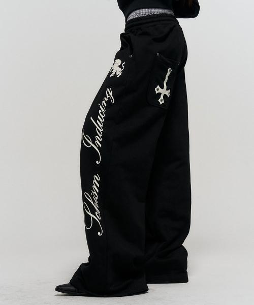 BOXER SAGGING SWEATPANTS BLACK