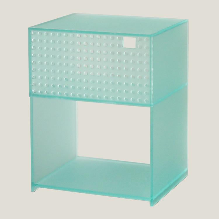 Mini audio rack 2404 - AQUA
