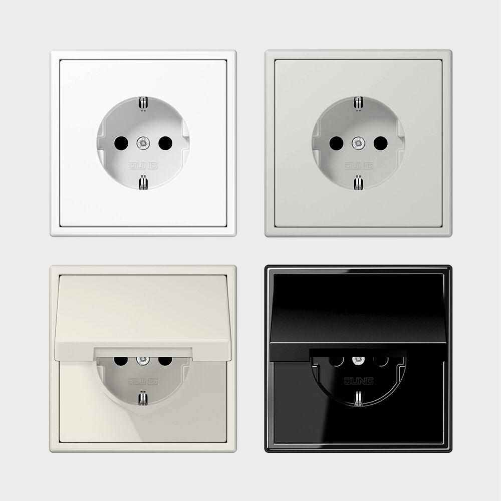 융 JUNG LS990 듀로플라스틱 유럽형 콘센트 220V