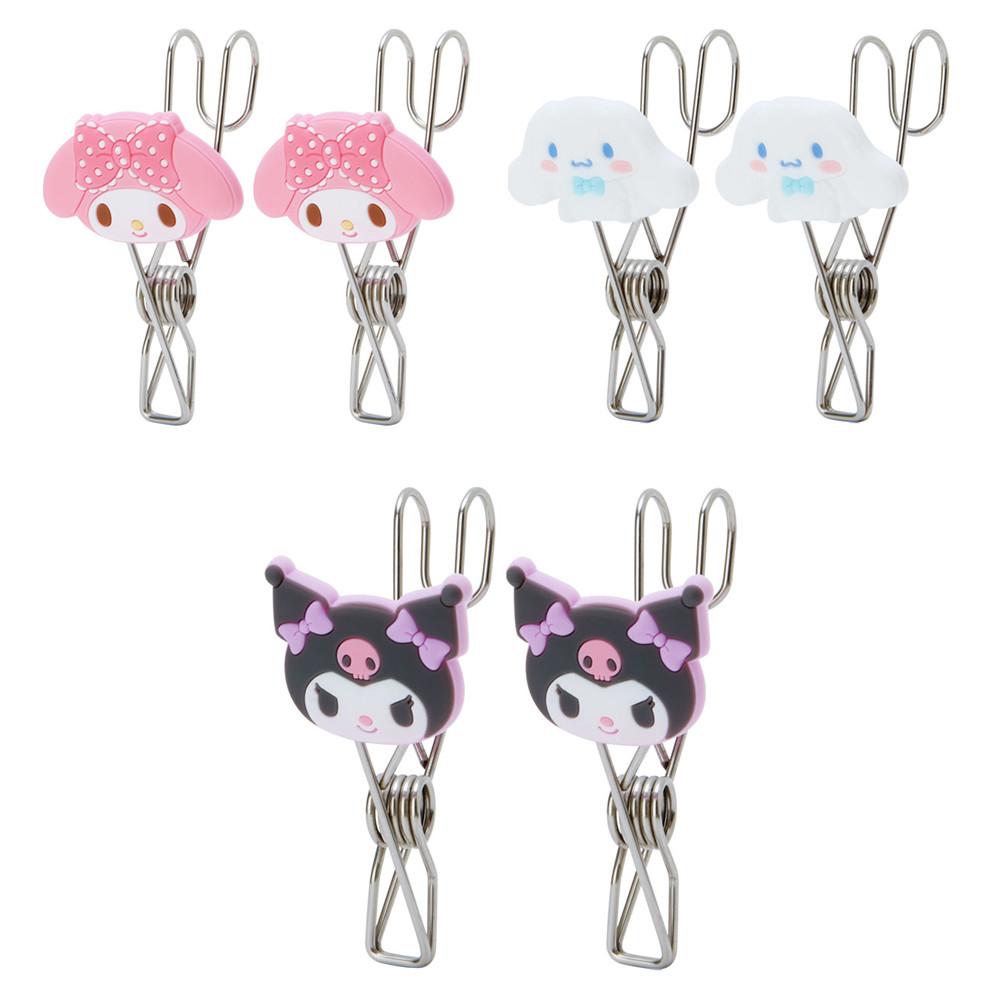 산리오 네트망 클립후크 2개세트 / 후크걸이 집게 인테리어 장식