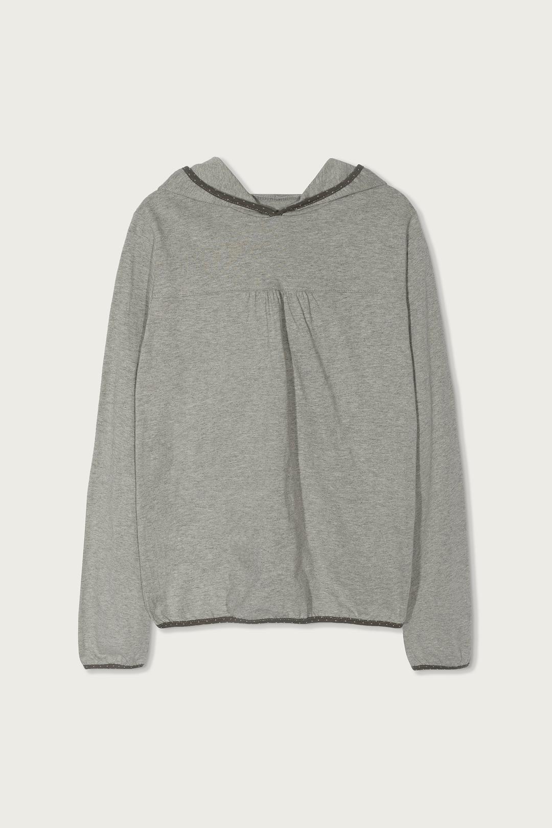 SPRING DOT HOODED TOP MOON