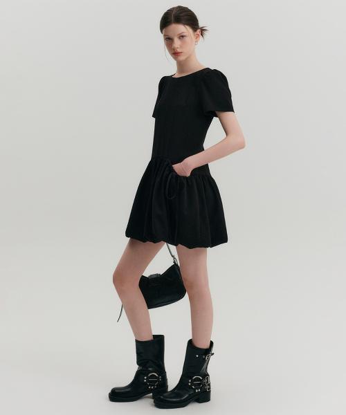 헤이즐 자카드 벌룬 드레스 / HAZEL JACQUARD BALLOON DRESS_2colors