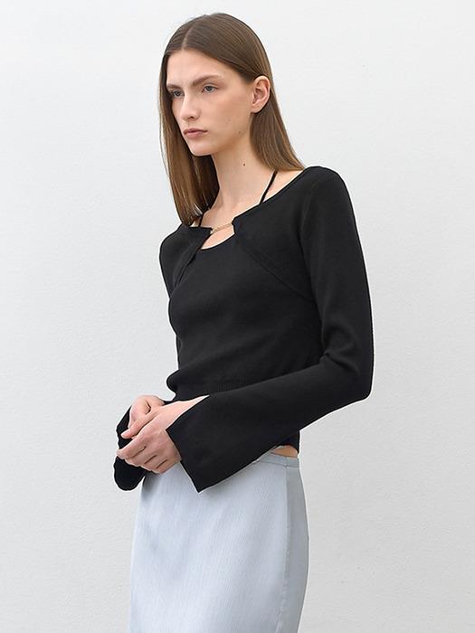 NOEL BOLERO SHORT KNIT(T-7034)