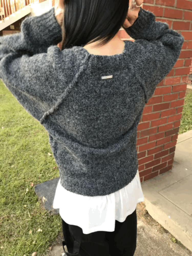 피치 나그랑 니트 (3color)