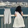 White Lace Pintuck Layered Dress 레이스 핀턱 레이어드 화이트 원피스
