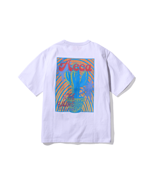 AECA CACTUS HALF SLEEVE-WHITE