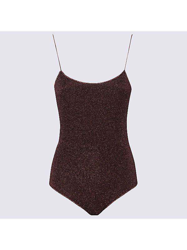 메탈릭 글리터 원피스 수영복