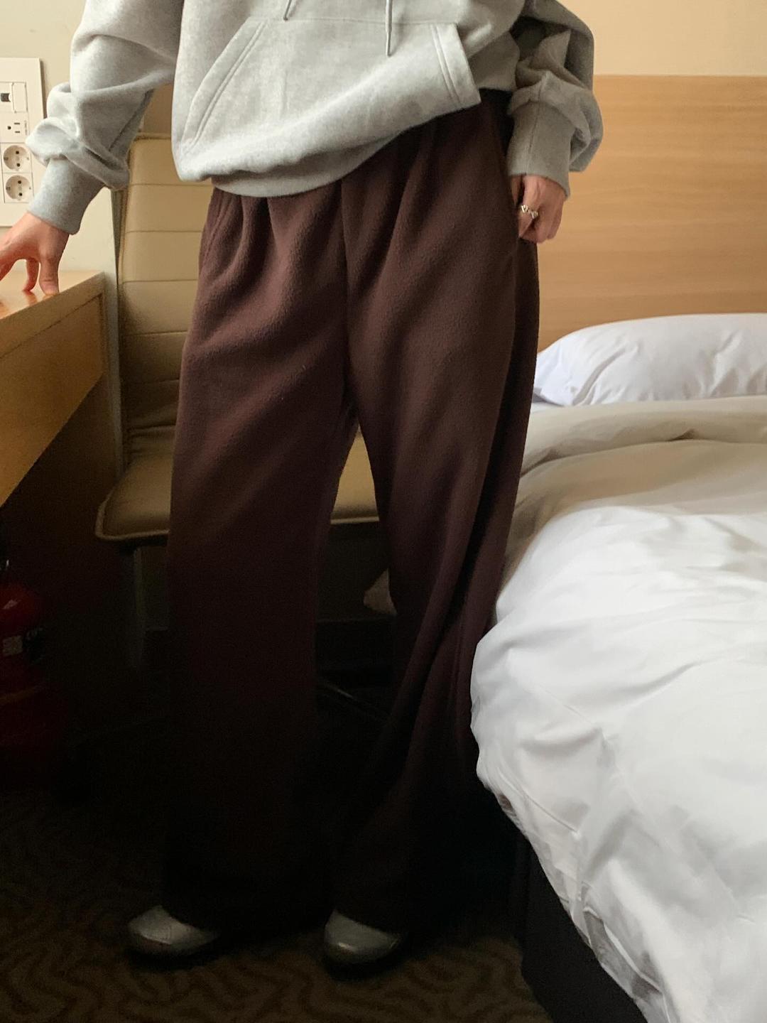 지니즈 스터닝 마일 투웨이 후리스 팬츠 (4color)