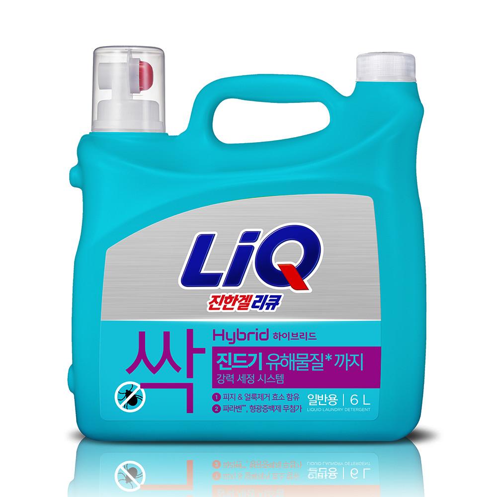 리큐 진한겔 하이브리드 세탁세제 6L 일반 1개