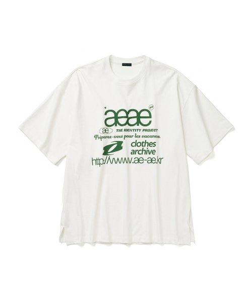 AEAE collabo half sleeve [ivory]