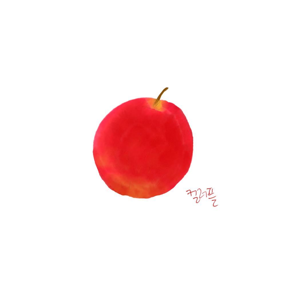 미국적인 향의 신품종, 컬러플 3kg [계절미식 사과] [원산지:국산(경상북도 김천시)]