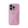 [22FW]CIRCLE PADDING iPHONE 14 CARD CASE - PINK
