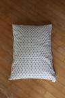 Dot cotton pillow cover