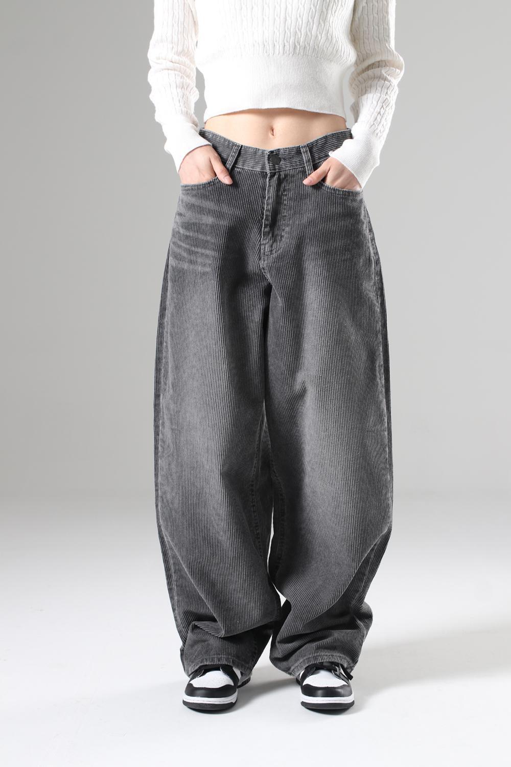 [NEW]그루비 2컬러 벌룬핏 코듀로이 팬츠