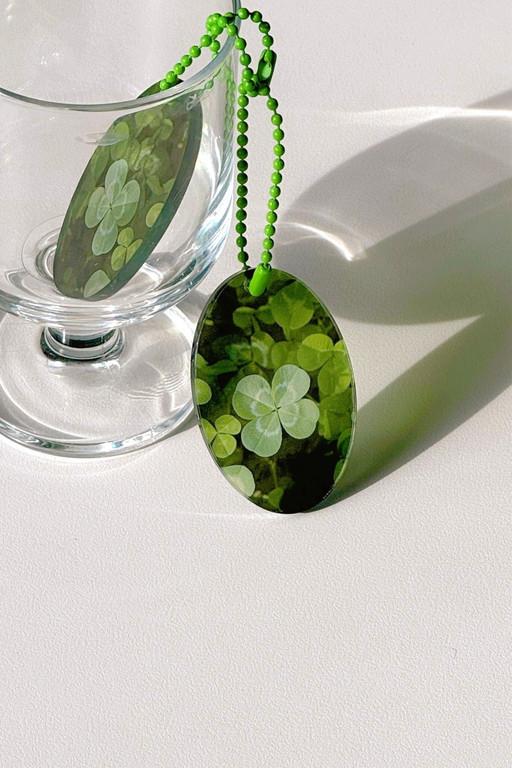 럭키그린 네잎클로버 키링🍀선물포장