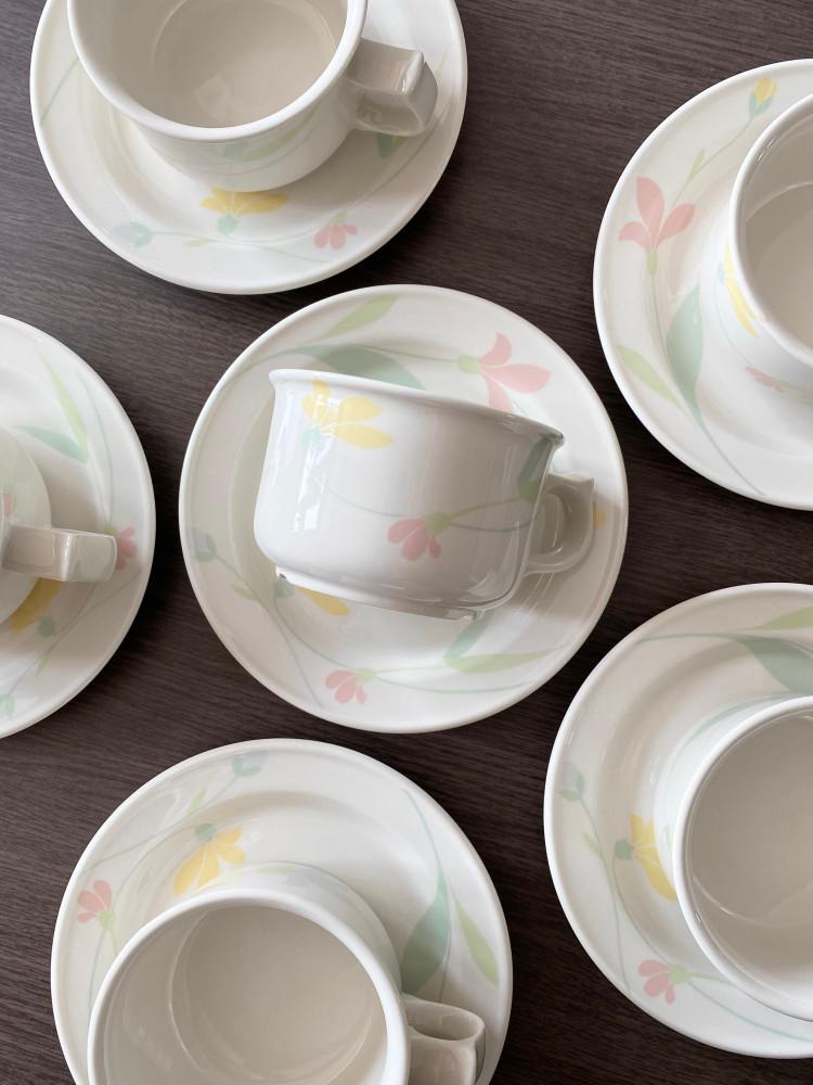 [중고] [구스타브스베리] 가든 티컵 앤 소서