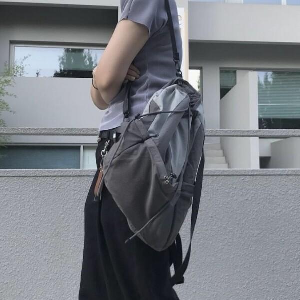 [당일발송] dow 모프 네트 스트링백팩