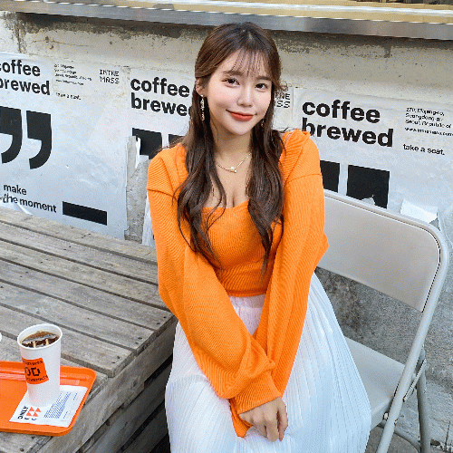 펌킨 볼레로 가디건 나시 세트 (2 color)