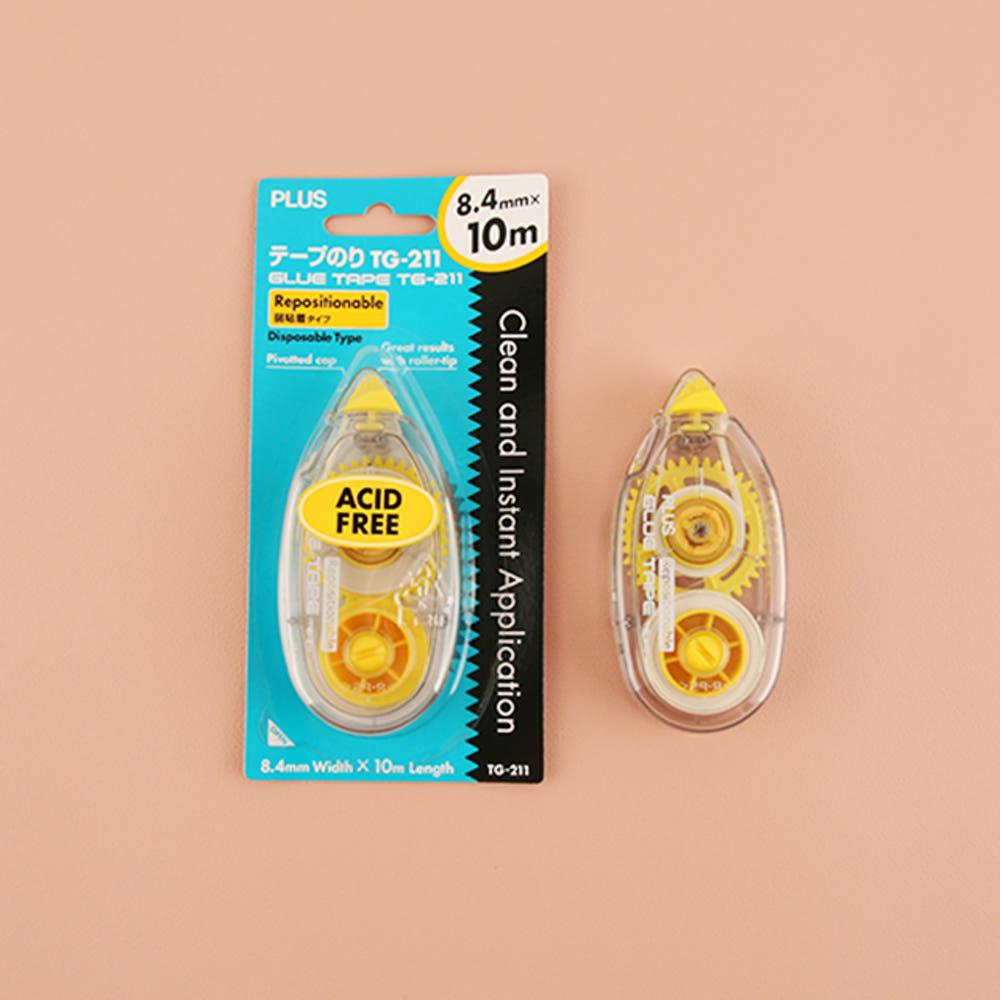 플러스 풀테이프 재접착 양면 테이프 떡메모지용 PLUS TG-211
