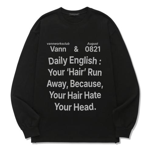 Daily 0821 롱슬리브 (VLS0078) 블랙