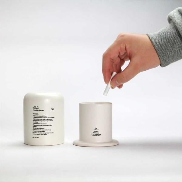 ANAheim Porcelain Ash-Pot "Ivory"
