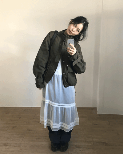 더기 [BEST]버클넥 필드 자켓 (2color) 블랙 당일 발송 가능! 카키 2월 24일 부터 순차 발송 가능!