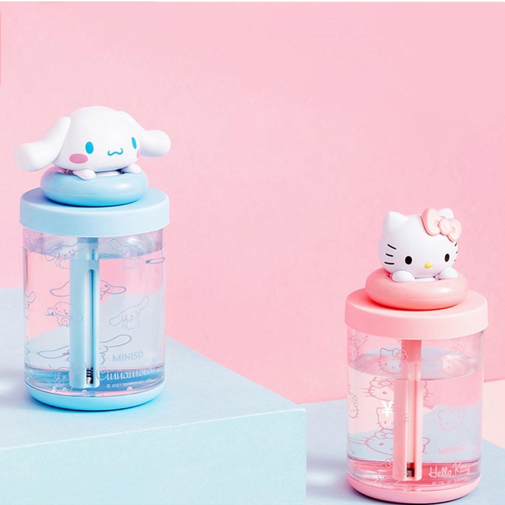 산리오 미니 가습기 데스크톱 귀여운 조명 헬로키티 시나모롤 usb