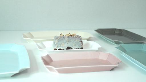 단아 사각사각 접시