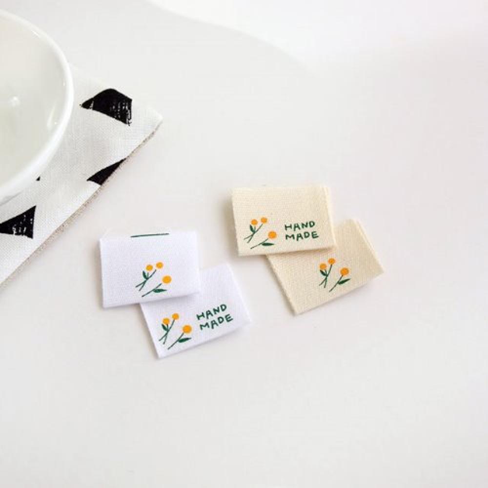 6개-끼움라벨) 노란꽃(2컬러)