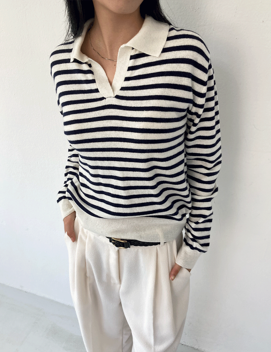 collar wool knit (3color)