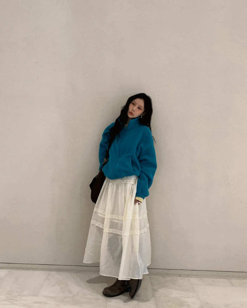 프릴 슬립 원피스_ops