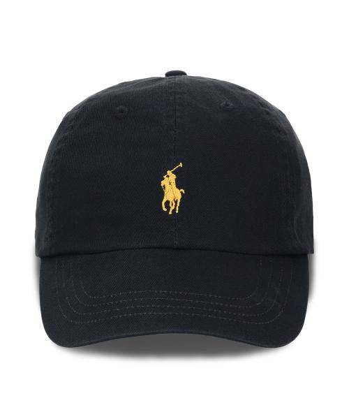 코튼 트윌 볼 캡-블랙