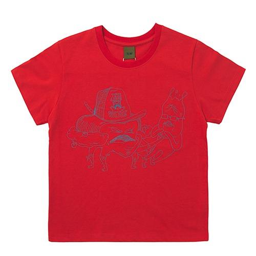 Tlw Graphic T-shirts (Deep red)  vol.2_000003