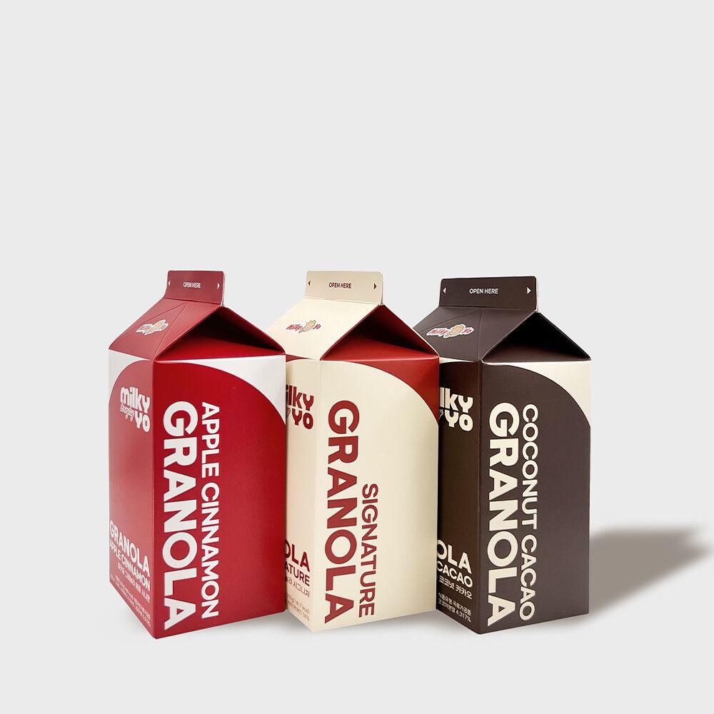 그래놀라  시그니처, 애플시나몬, 코코넛카카오 (300g)