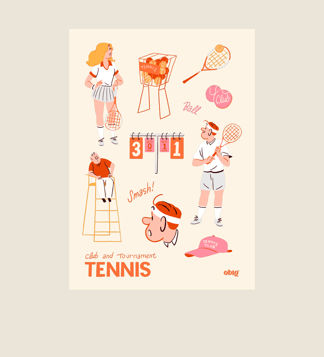 [STICKER] TENNIS