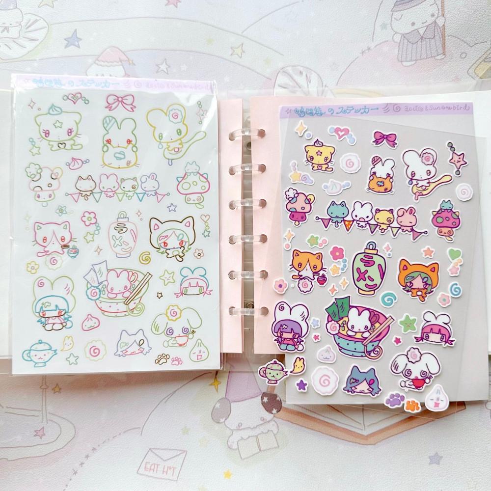 [ ACCIO SHOP ] 타이니 애니멀 스티커 3종 by Sunonebird