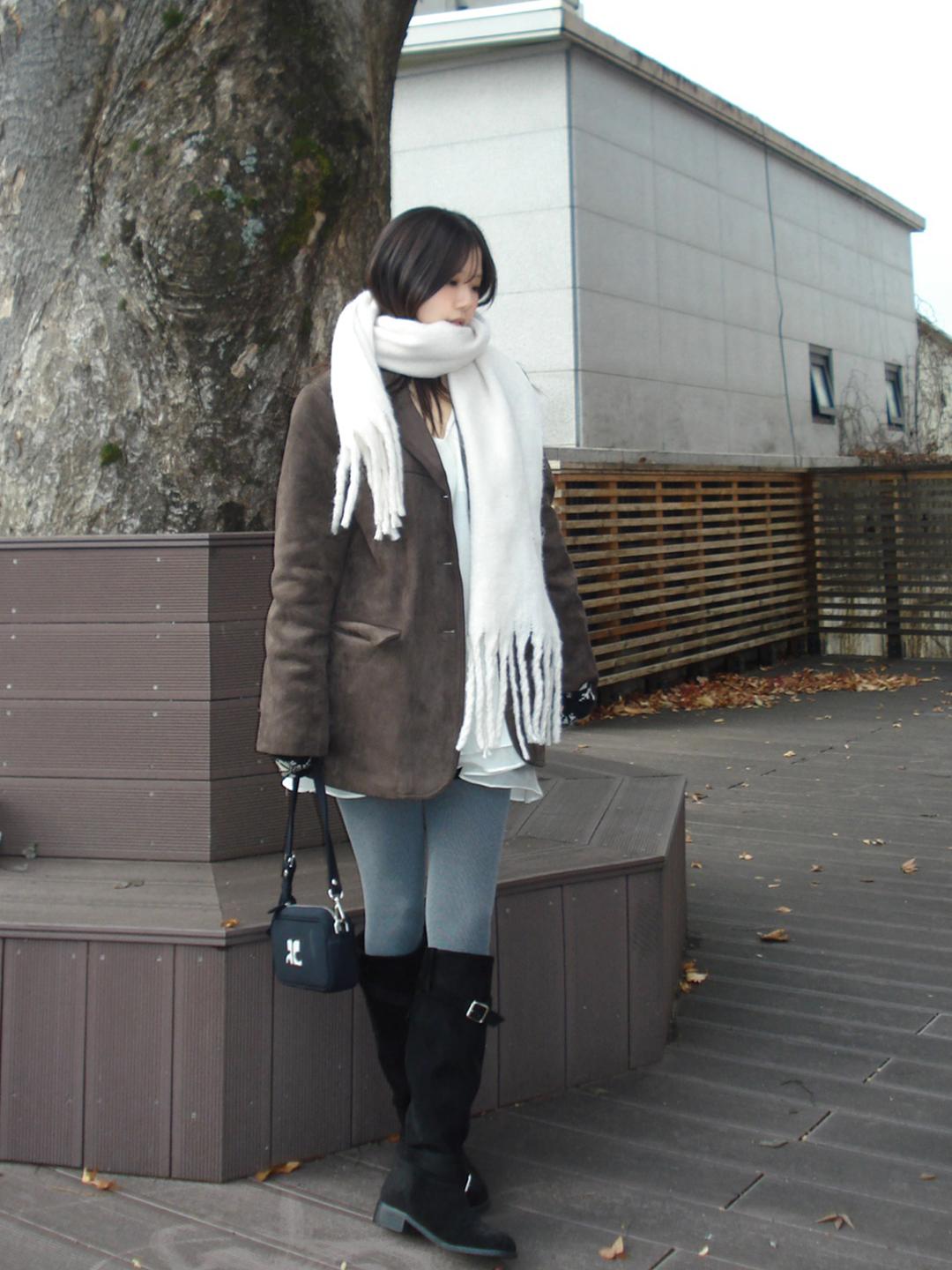sofie fur suede jacket