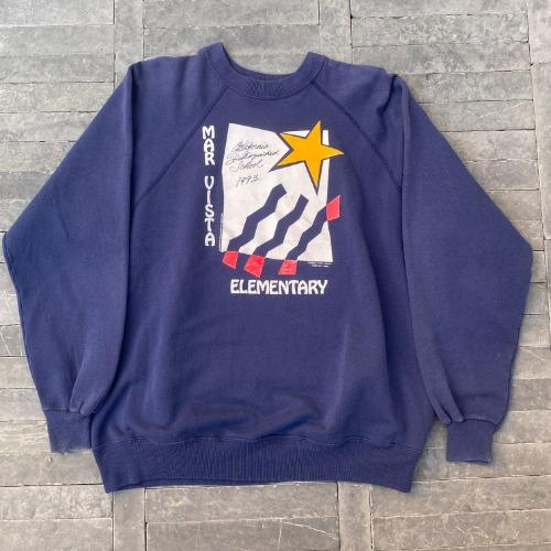 hanes sweatshirt made in usa (표기 xl,105 size)