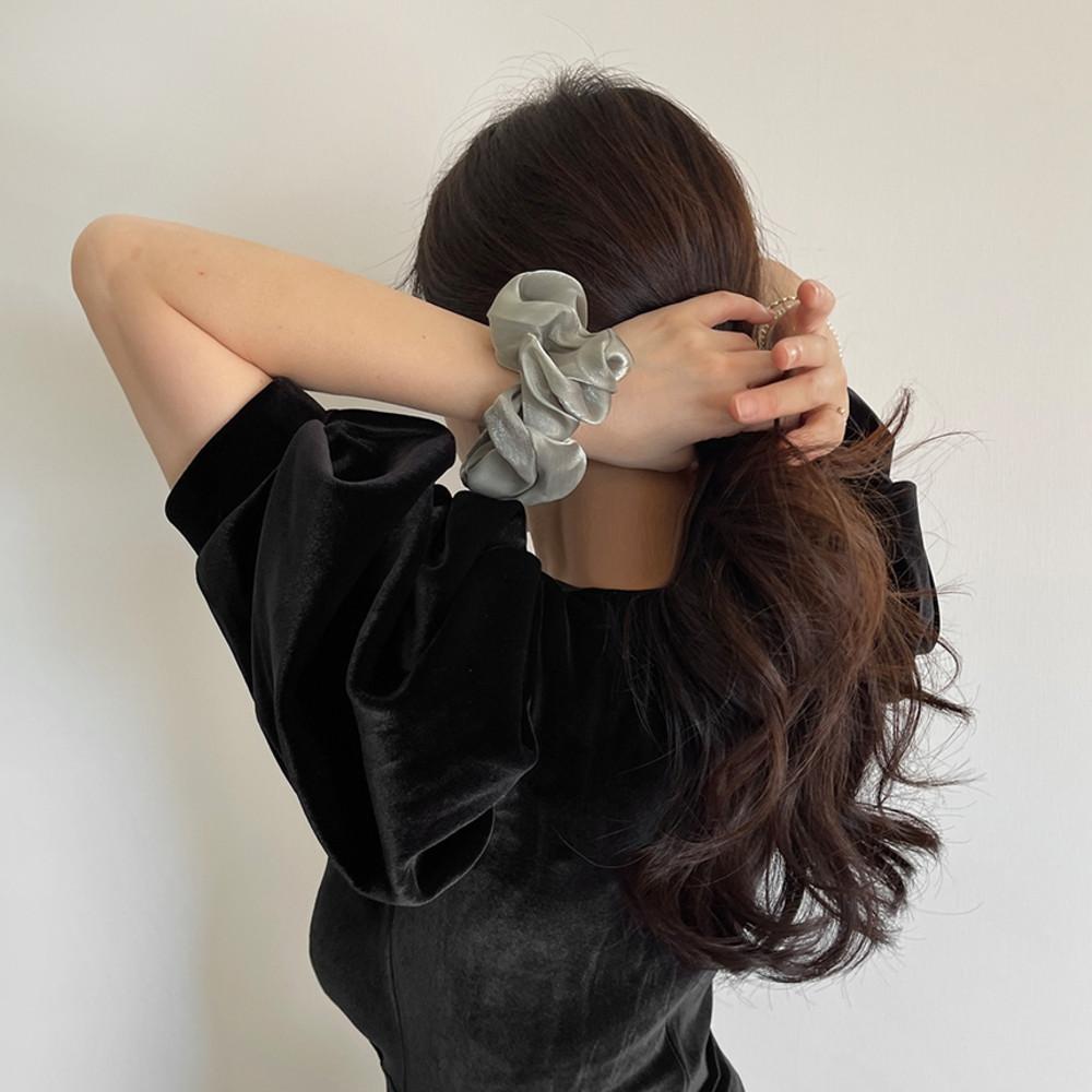 럭셔리 펄 곱창 밴드 머리 끈 헤어 슈슈 스크런치
