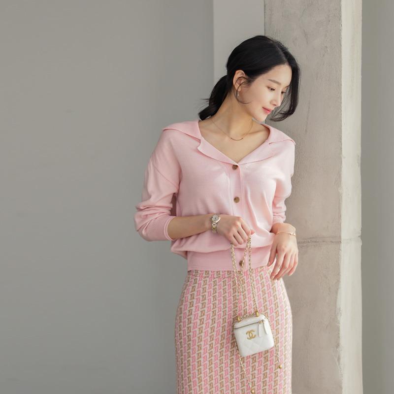 NEW★8%할인세인트 카라 가디건