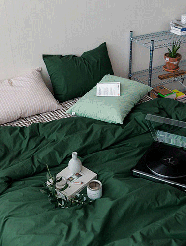 [BUTTERFLY]포시즌 그린 자체제작 이불커버세트