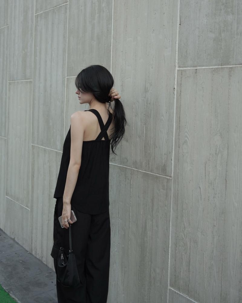 레일 나일론 크로스 스트랩 나시