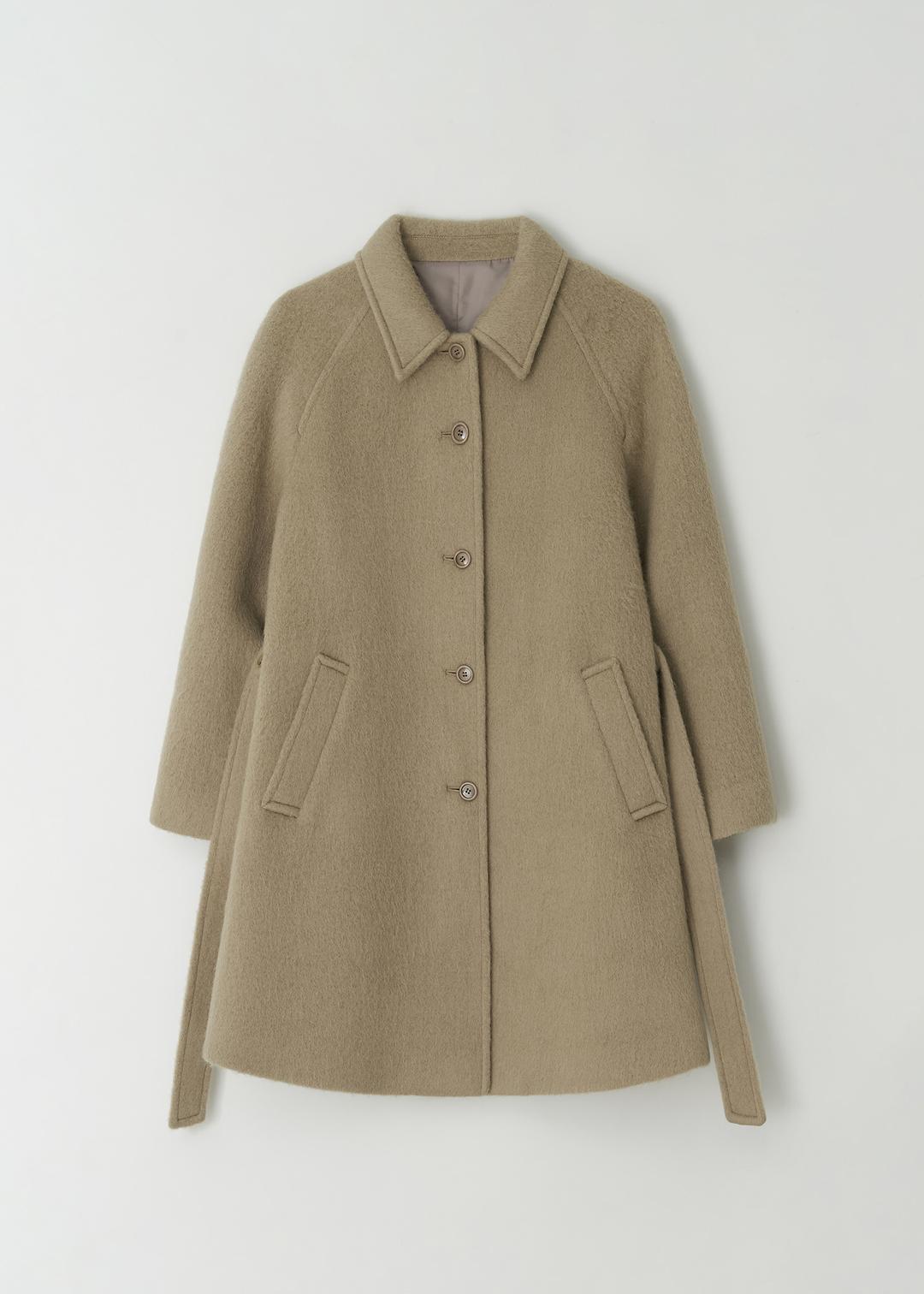 [유하착용] Hairy Raglan Coat(Beige)