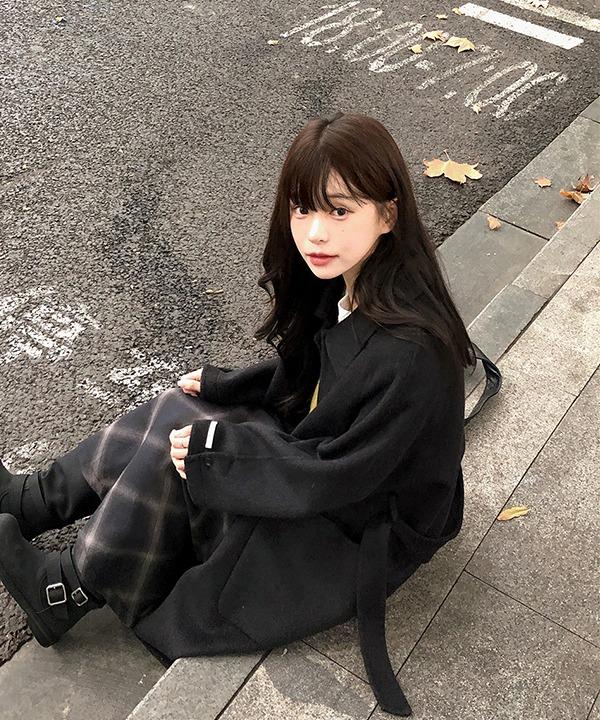 [Handmade][울61+알파카]퓨어 싱글 롱 핸드메이드 코트 (4color)