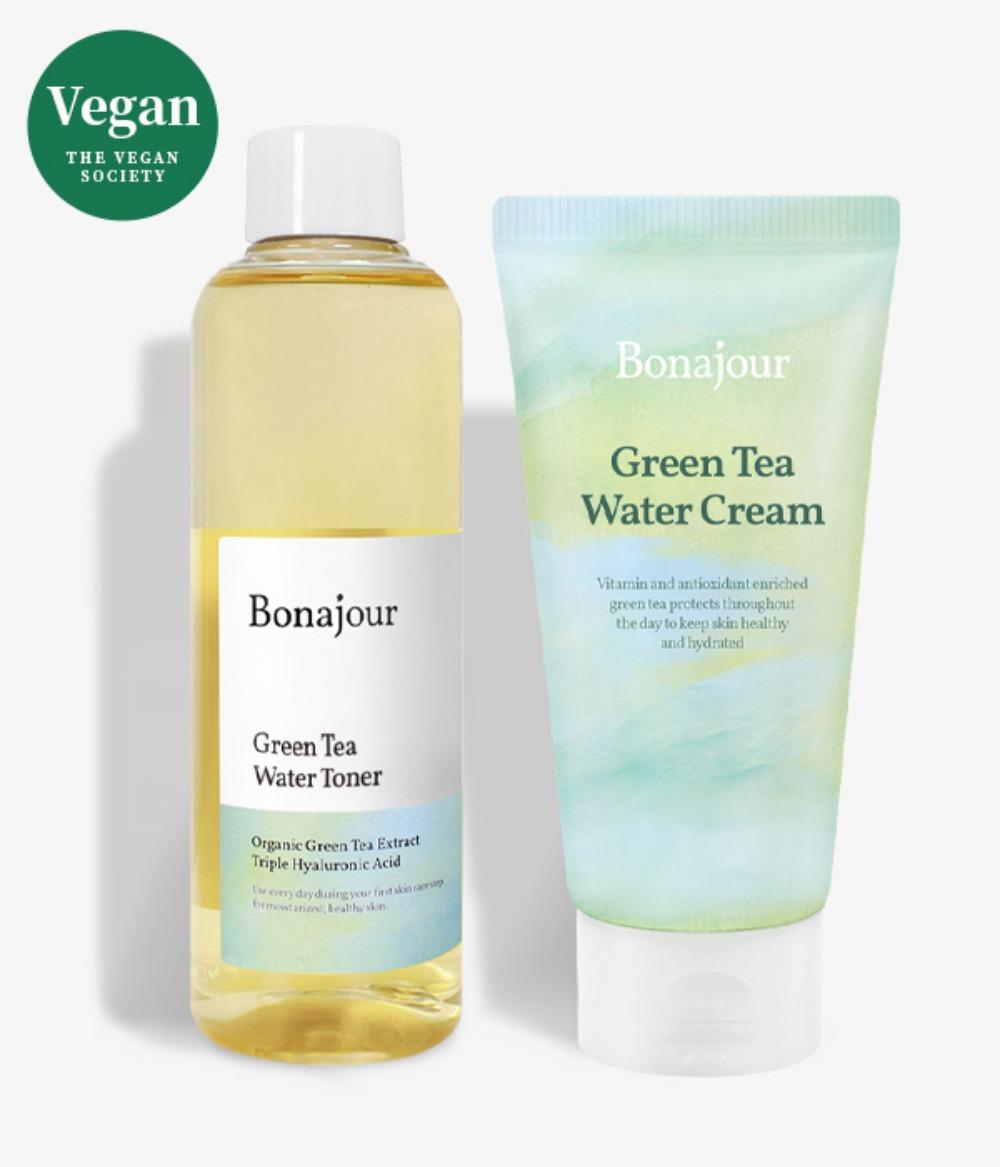 [착한수분세트]그린티 워터 토너 + 워터 크림