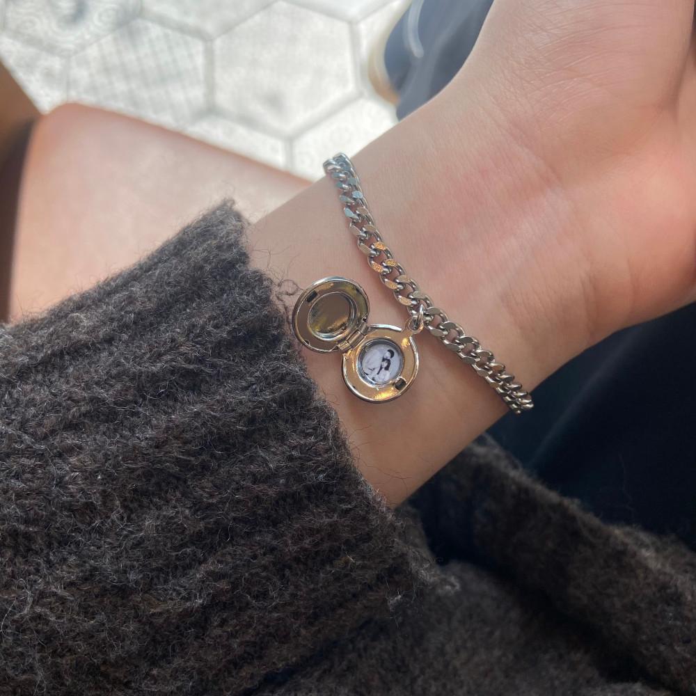 심플 미니 로켓 사진 팔찌