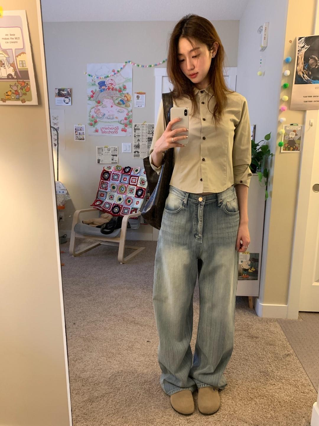 보우아카이브 icy blue denim