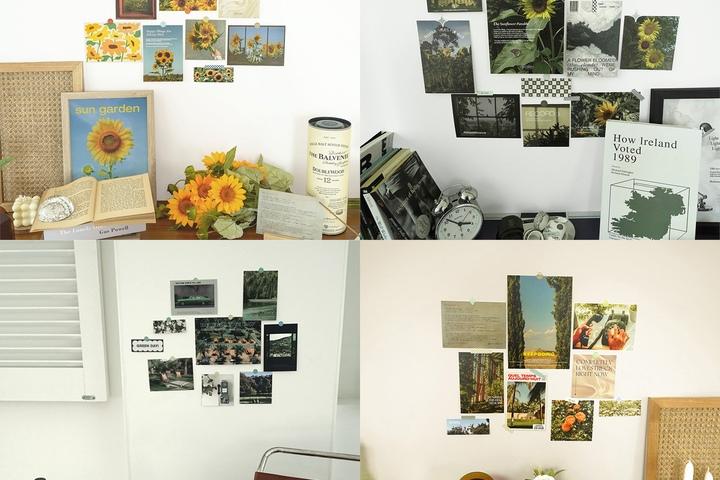 감성 인테리어 소품 엽서 포스터 데코팩 17종 모음